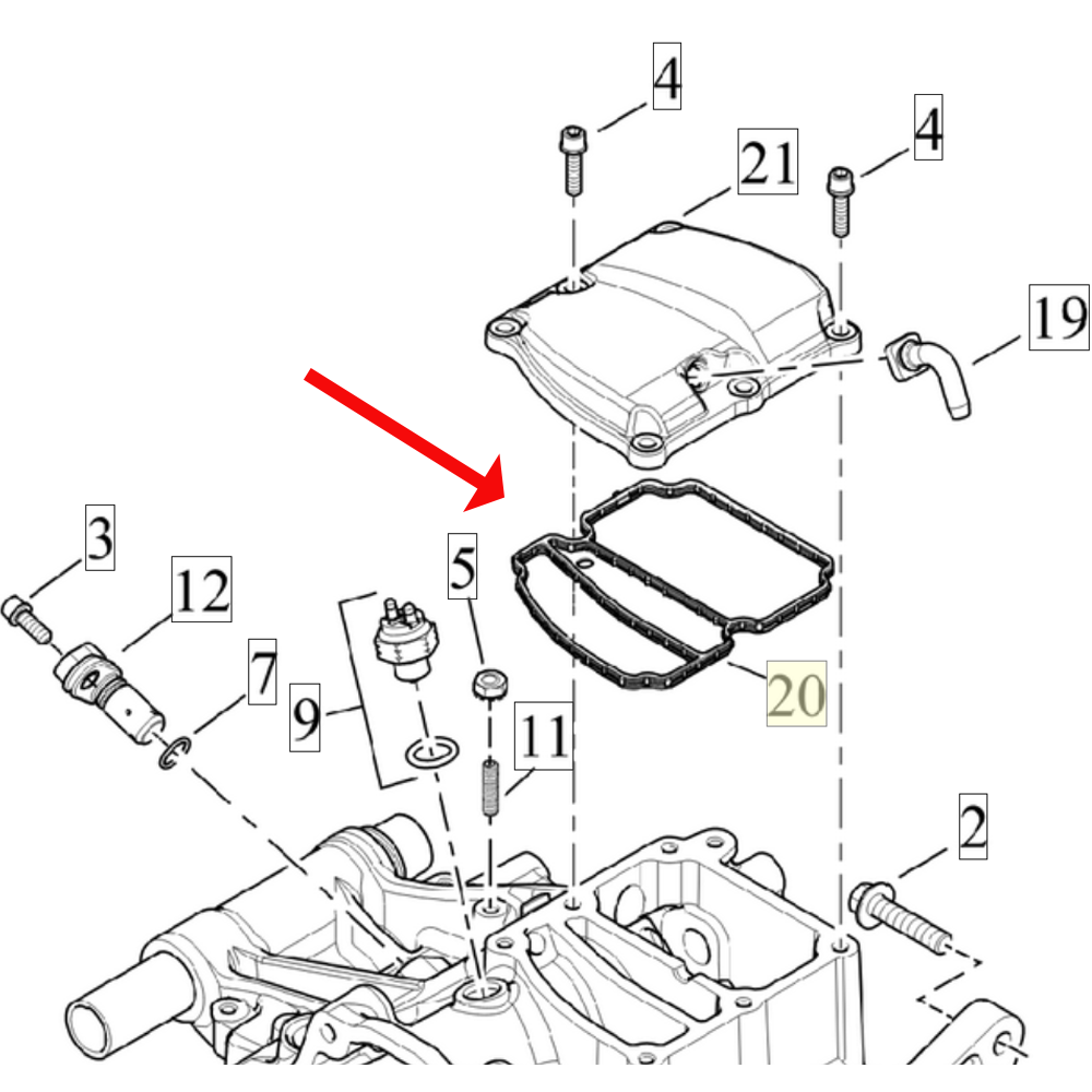 Motorcycle Gearbox - Untuk Penutup Penyegel Gasket Mesin Sepeda