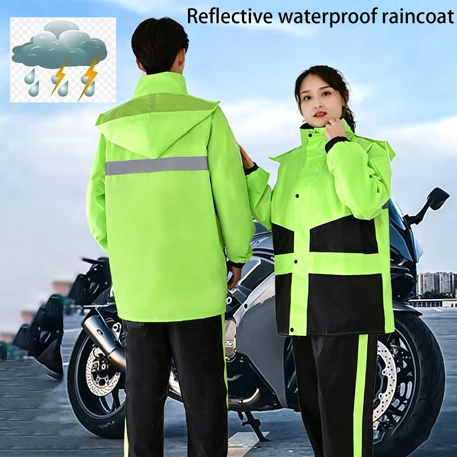 Motorcycle Gear Jacket Women - Jas Hujan Sepeda Motor Pria Wanita