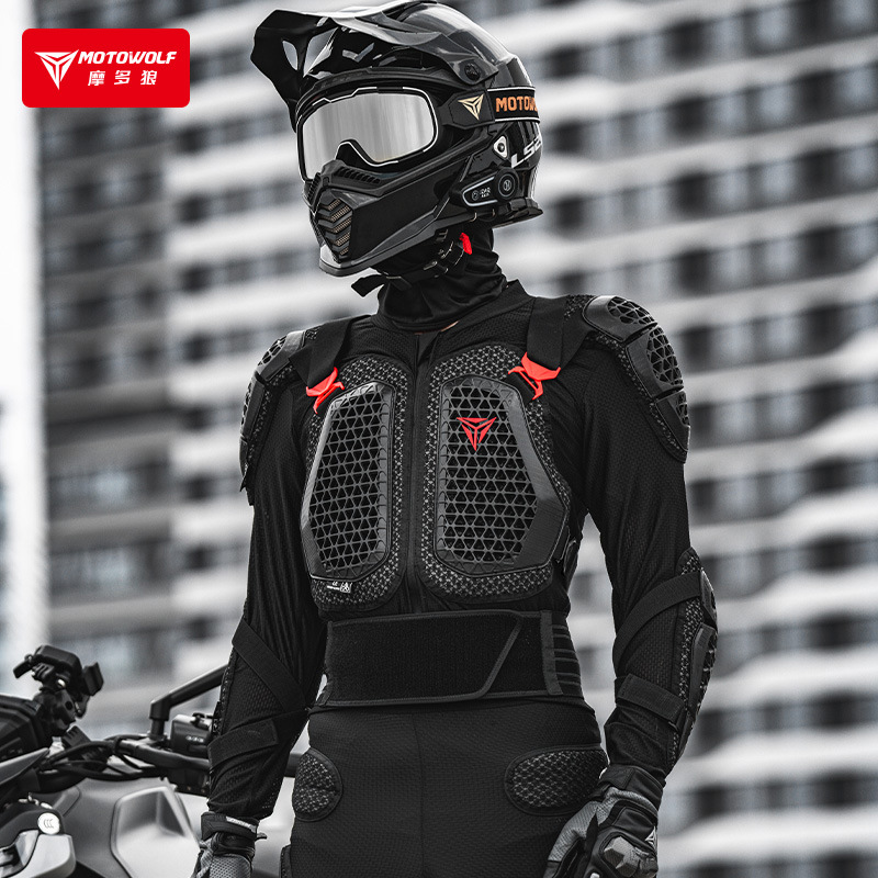 Gearx Motorcycle Jacket - Jaket Pelindung Tubuh Motor Motowolf untuk