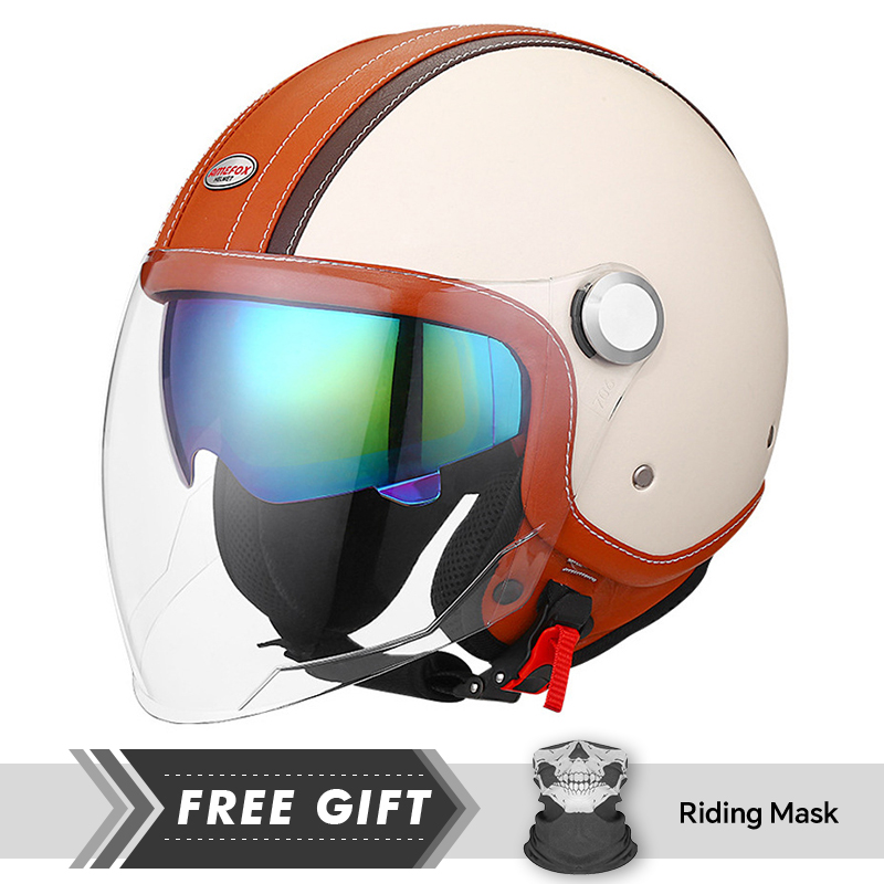 Motorcycle Gear Store - Helm Sepeda Motor Wajah Terbuka Asli