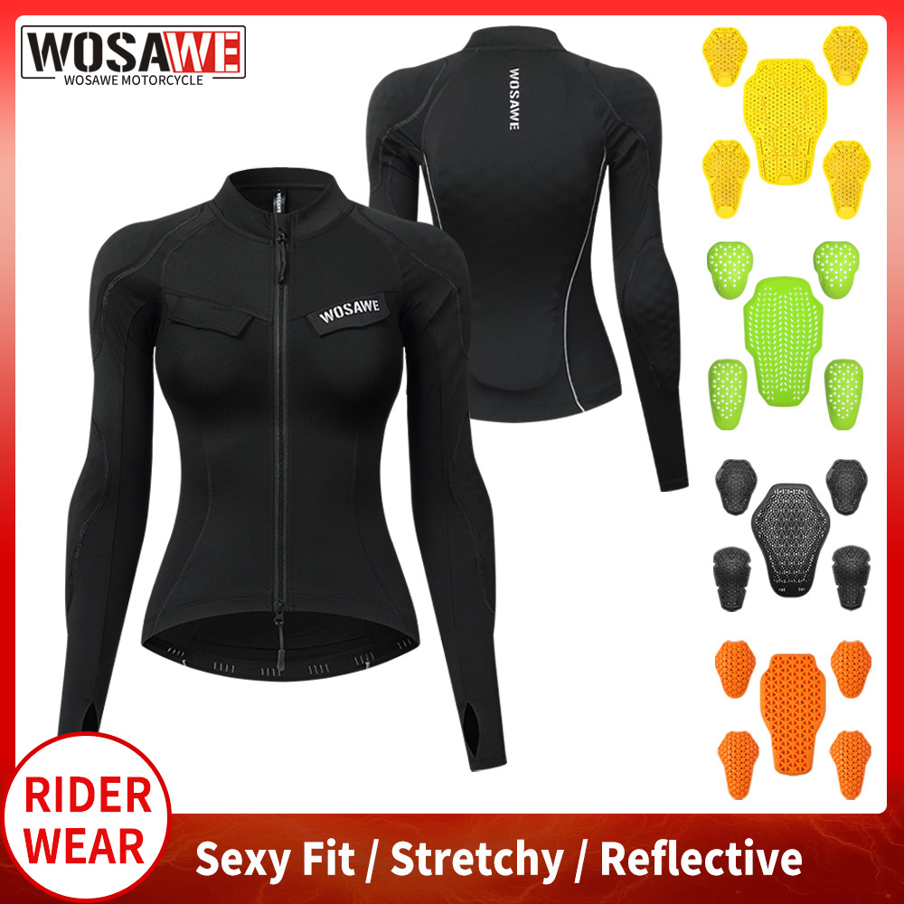 Motorcycle Gear Jacket Women - WOSAWE Jaket Motor Wanita Jaket Berkendara