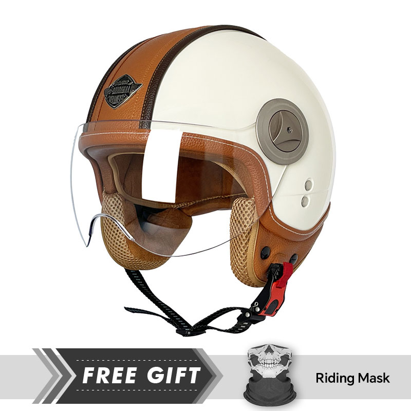 Motorcycle Gear Store - Helm Sepeda Motor Wajah Terbuka Helm