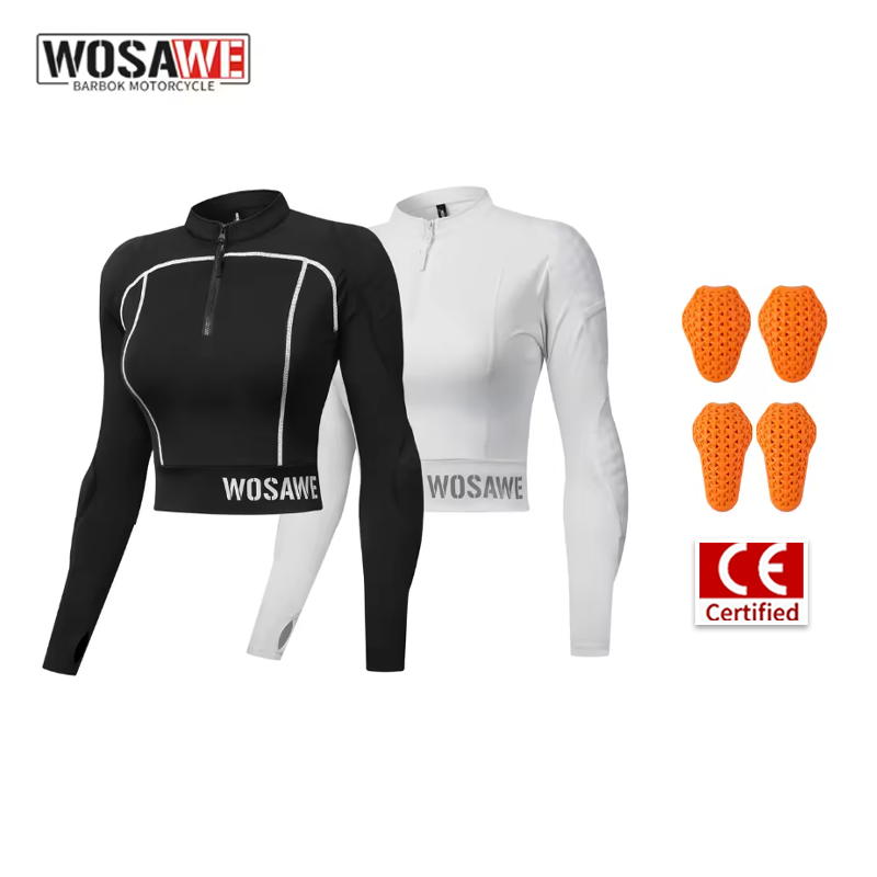Motorcycle Gear Jacket Women - WOSAWE Kemeja Berkendara Motor Wanita Musim