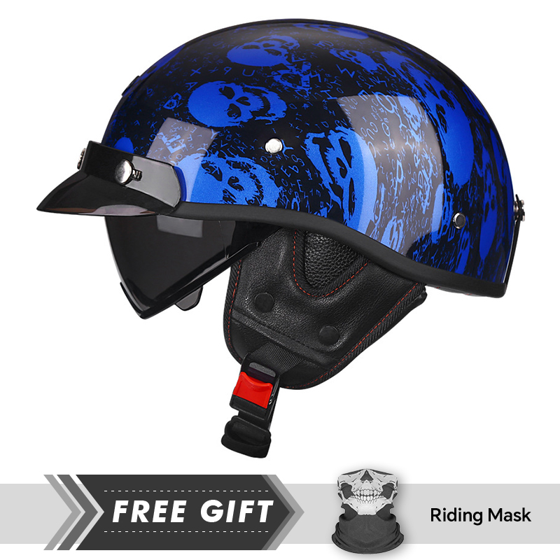 Motorcycle Gear Store - Helm Setengah Sepeda Motor DOT ECE