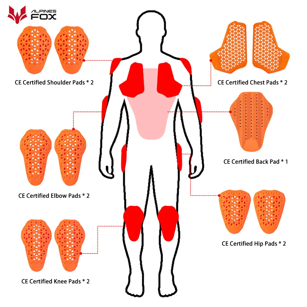 Universal Built-In alat pelind - Motorcycle Gear Fox ulasan dan harga