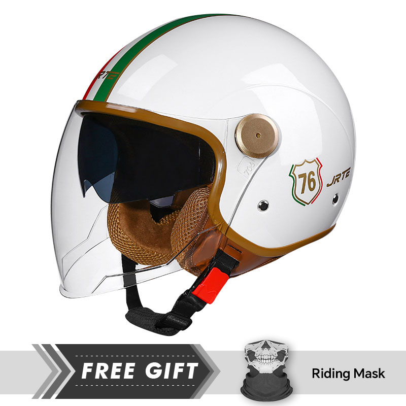 DOT ECE Disetujui Retro 3/4 Wa - Motorcycle Gear Store ulasan dan harga