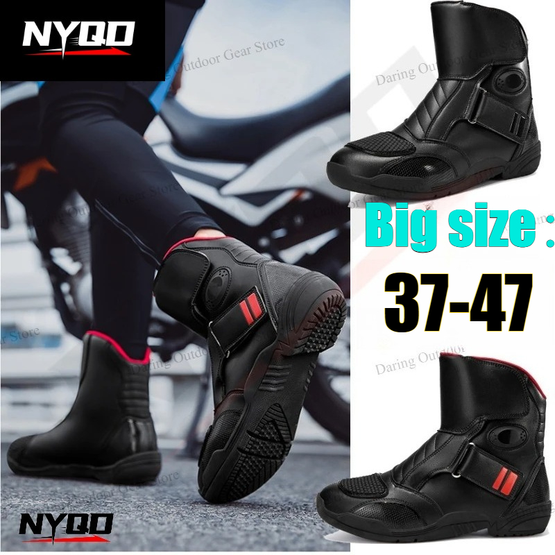 Sepatu Bot Sepeda Motor Sepatu - Motorcycle Gear Plus Size Women ulasan dan harga