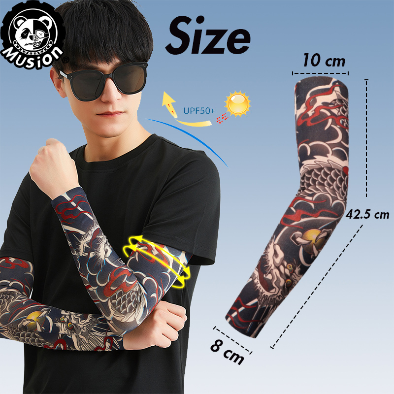 Musion Set lengan tato uniseks - Motorcycle Gear Sleeve ulasan dan harga