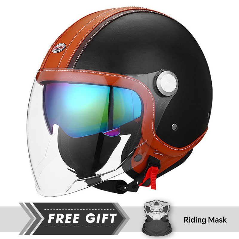 Helm Sepeda Motor Wajah Terbuk - Motorcycle Gear Store ulasan dan harga