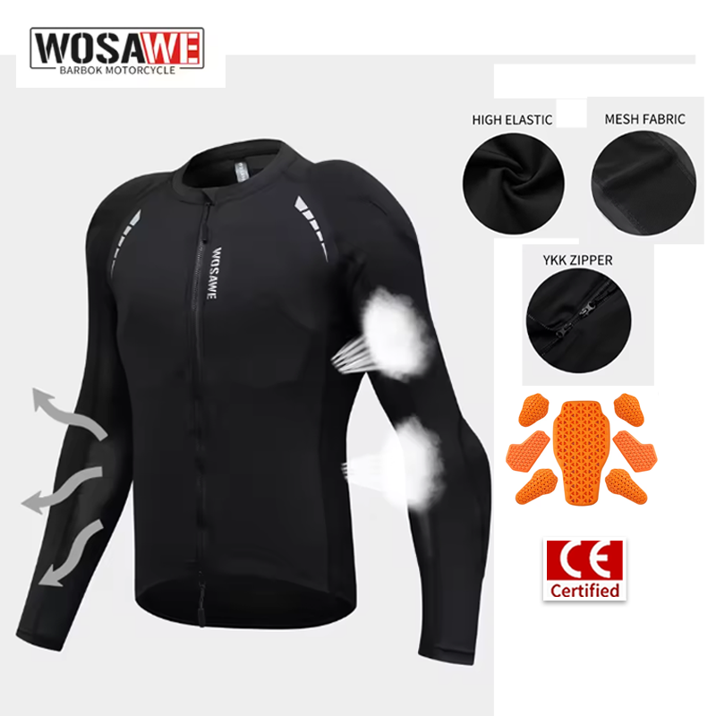 Jaket Motor Pria WOSAWE, Jaket - Gearx Motorcycle Jacket ulasan dan harga