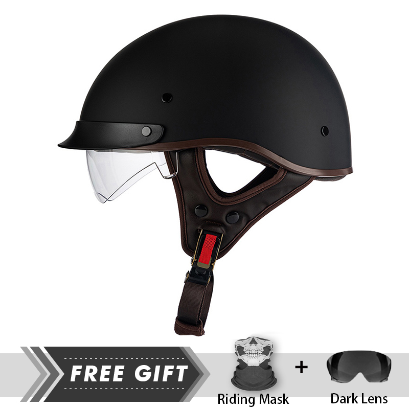 Helm sepeda motor setengah waj - Motorcycle Gear Store ulasan dan harga