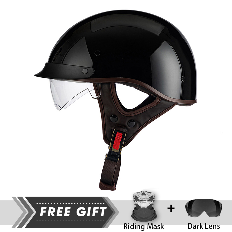 Helm sepeda motor setengah waj - Motorcycle Gear Store ulasan dan harga