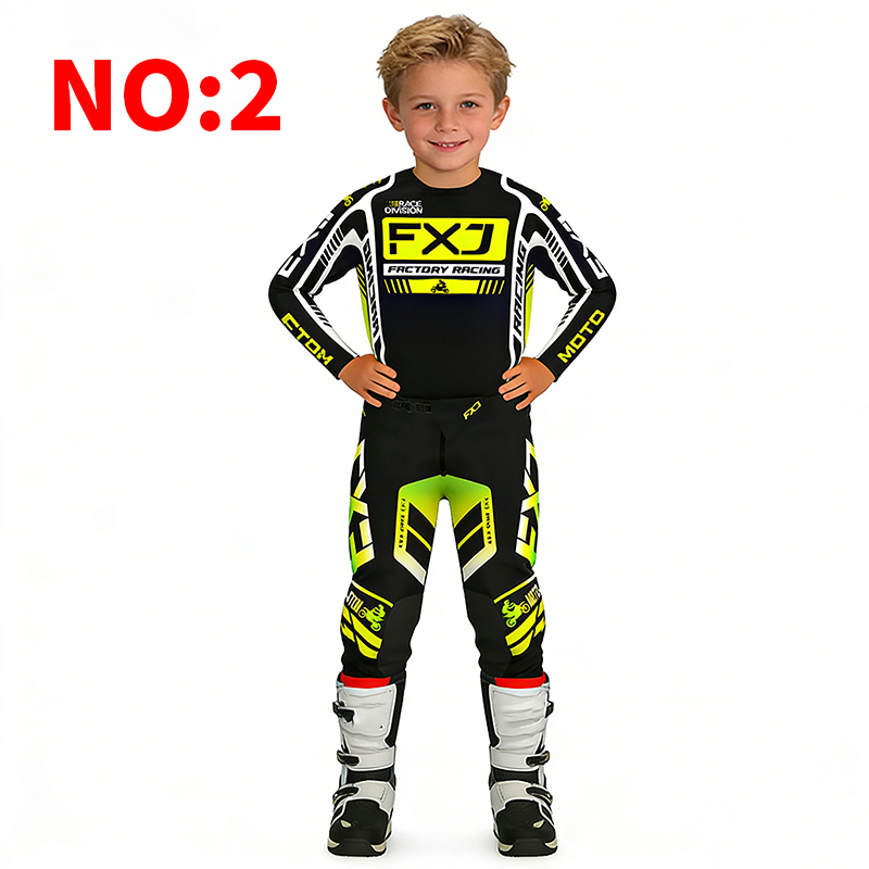 Pakaian anak motocross, jersey - Motorcycle Gear Youth ulasan dan harga