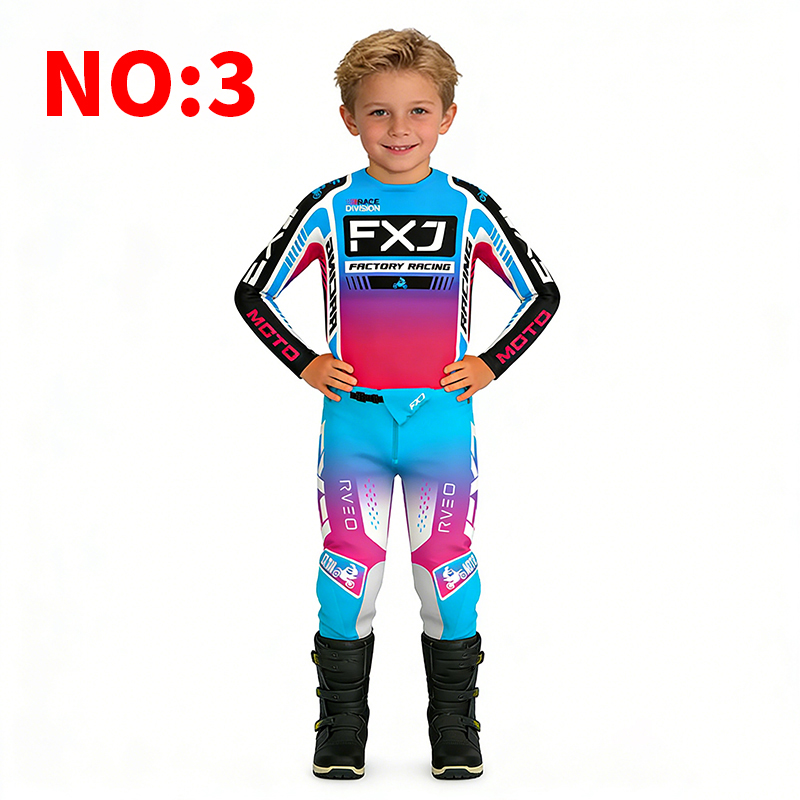 Pakaian anak motocross, jersey - Motorcycle Gear Youth ulasan dan harga