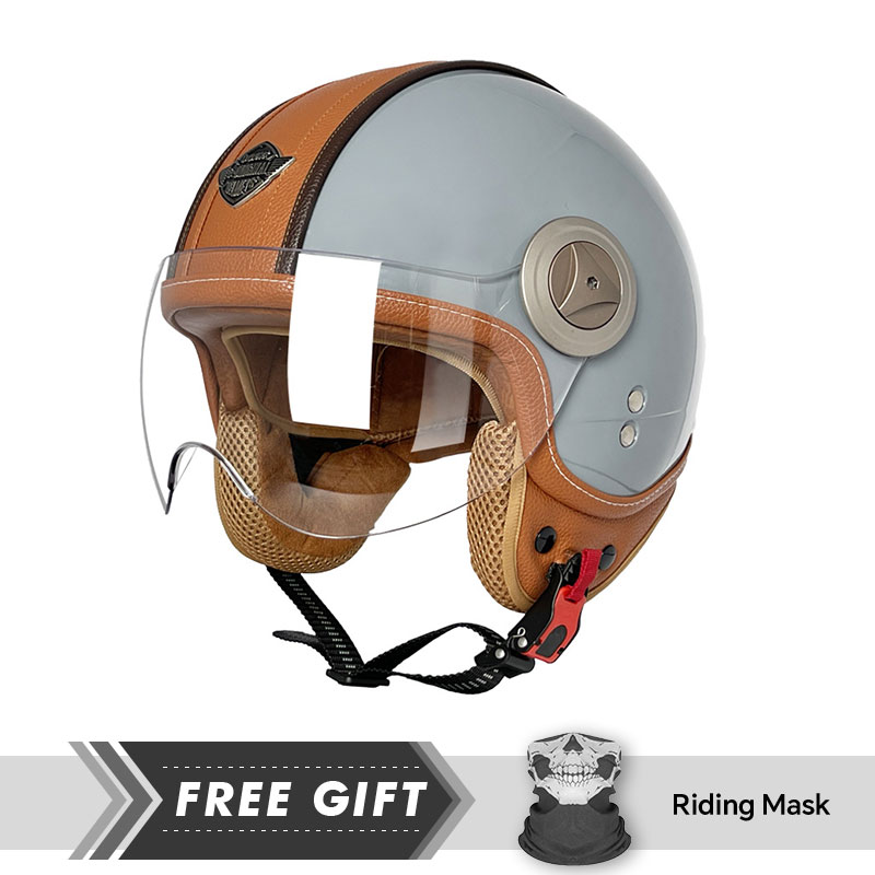 Helm Sepeda Motor Wajah Terbuk - Motorcycle Gear Store ulasan dan harga