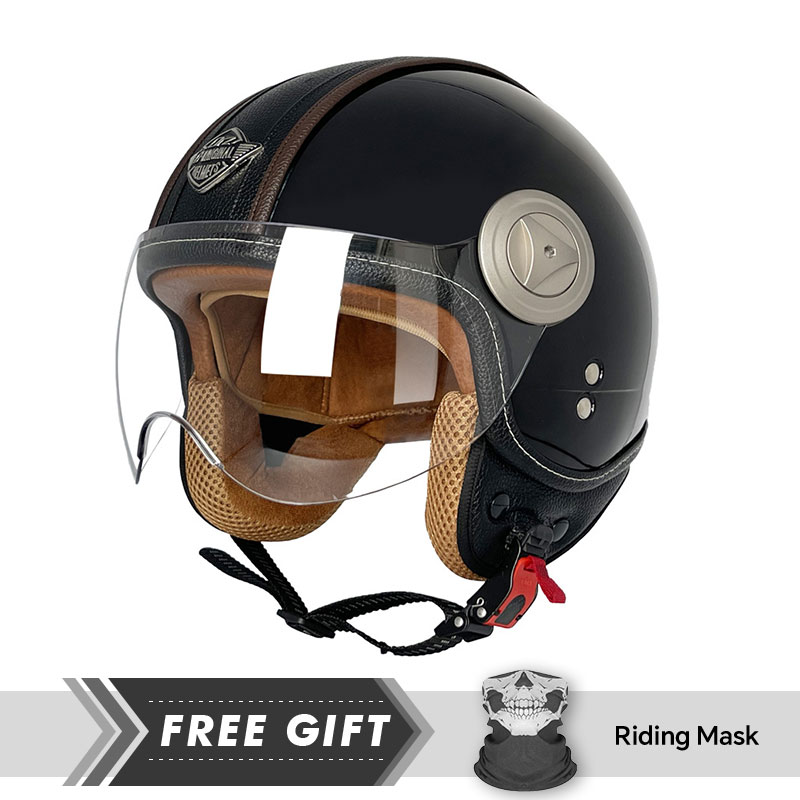 Helm Sepeda Motor Wajah Terbuk - Motorcycle Gear Store ulasan dan harga