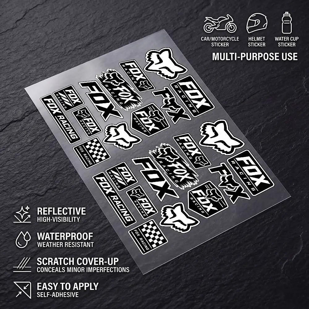 Stiker Reflektif Tahan Air Vis - Motorcycle Gear Fox ulasan dan harga