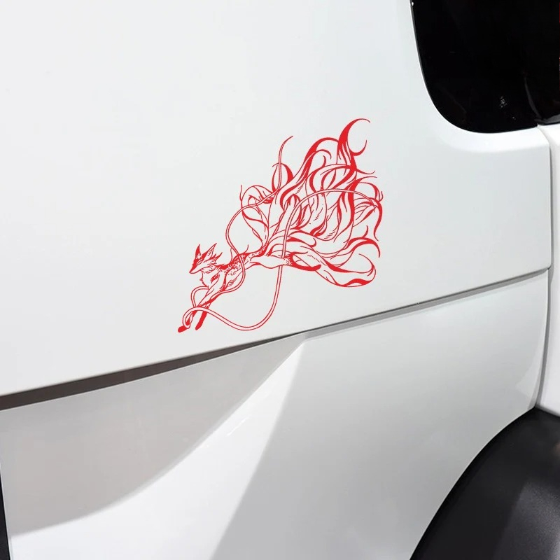 Stiker Mobil Rubah Ekor Sembil - Motorcycle Gear Fox ulasan dan harga