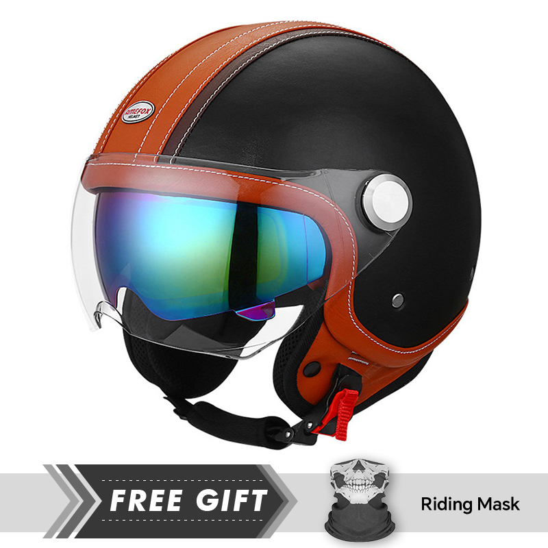 Helm Sepeda Motor Wajah Terbuk - Motorcycle Gear Store ulasan dan harga