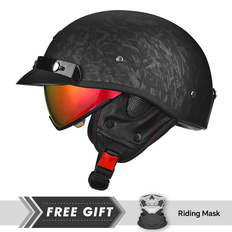 Helm Setengah Sepeda Motor DOT - Motorcycle Gear Store ulasan dan harga