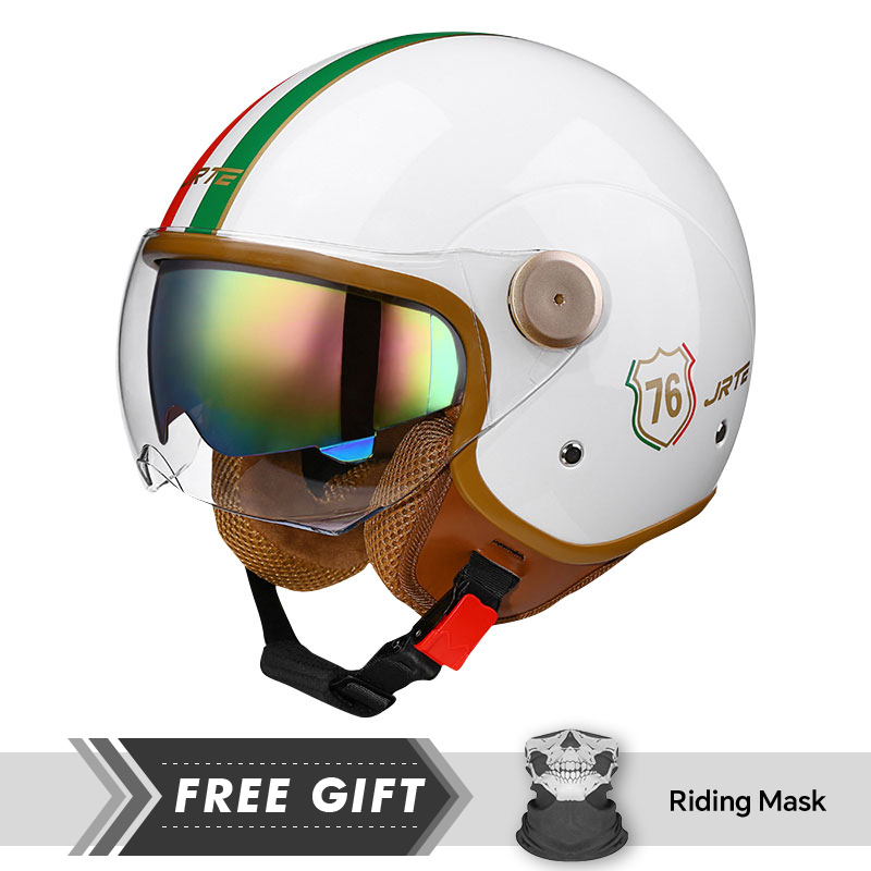 Helm Wajah Terbuka yang Disetu - Motorcycle Gear Store ulasan dan harga