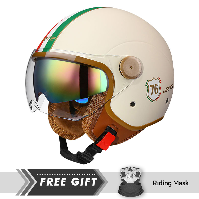 Helm Wajah Terbuka yang Disetu - Motorcycle Gear Store ulasan dan harga