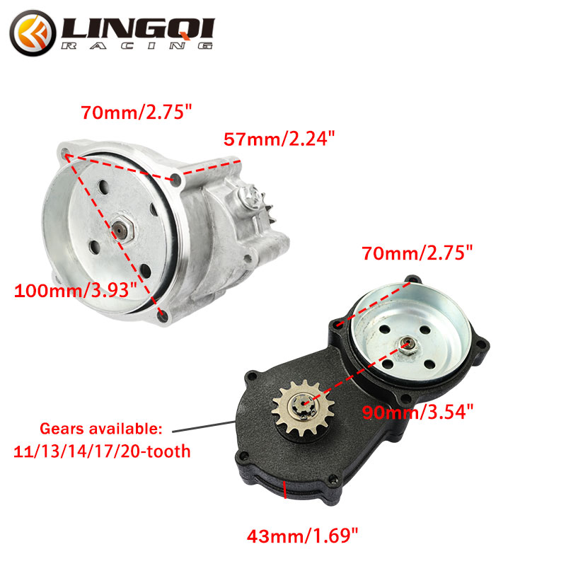 LINGQI sistem transmisi sepeda - Motorcycle Gearbox ulasan dan harga